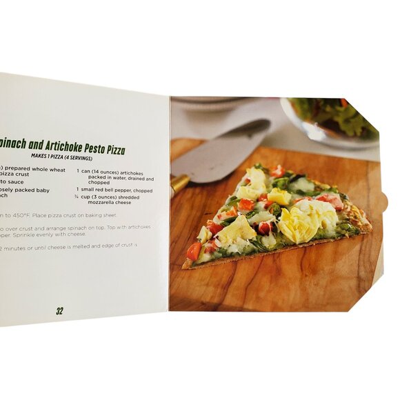 Pizza Cookbook Hardcover Book 21 Delicious Recipes Cardboard Full Color Pictures - Picture 4 of 5